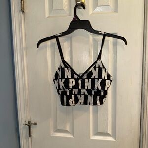 PINK Victoria's Secret Black and White Bralette